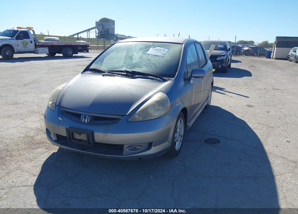 2007 HONDA FIT SPORT VIN: JHMGD38607S014782