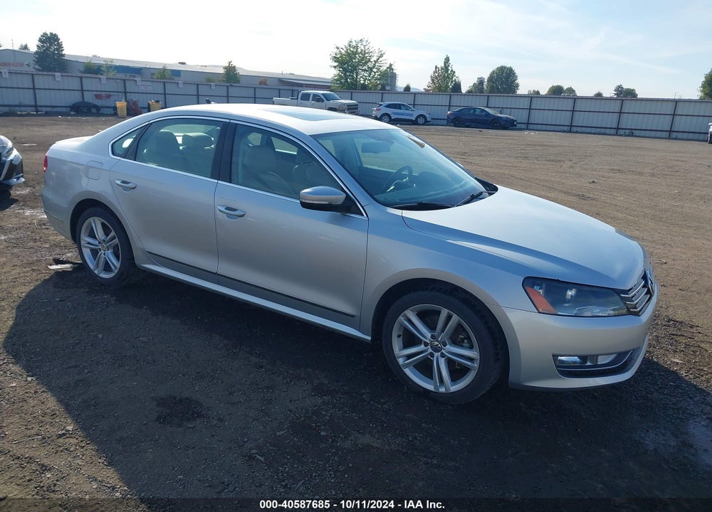 2013 VOLKSWAGEN PASSAT 2.0L TDI SEL PREMIUM VIN: 1VWCN7A36DC137073