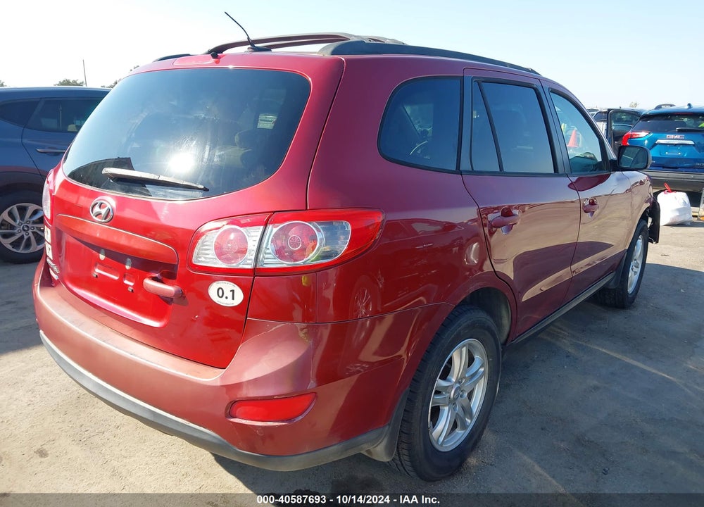 2012 HYUNDAI SANTA FE GLS VIN: 5XYZG3AB9CG125940