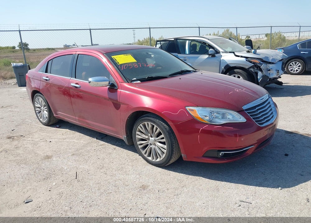2012 CHRYSLER 200 LIMITED VIN: 1C3CCBCB1CN123198