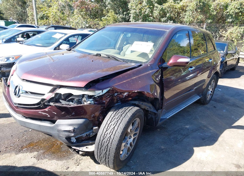 2008 ACURA MDX TECHNOLOGY PACKAGE VIN: 2HNYD28358H537403