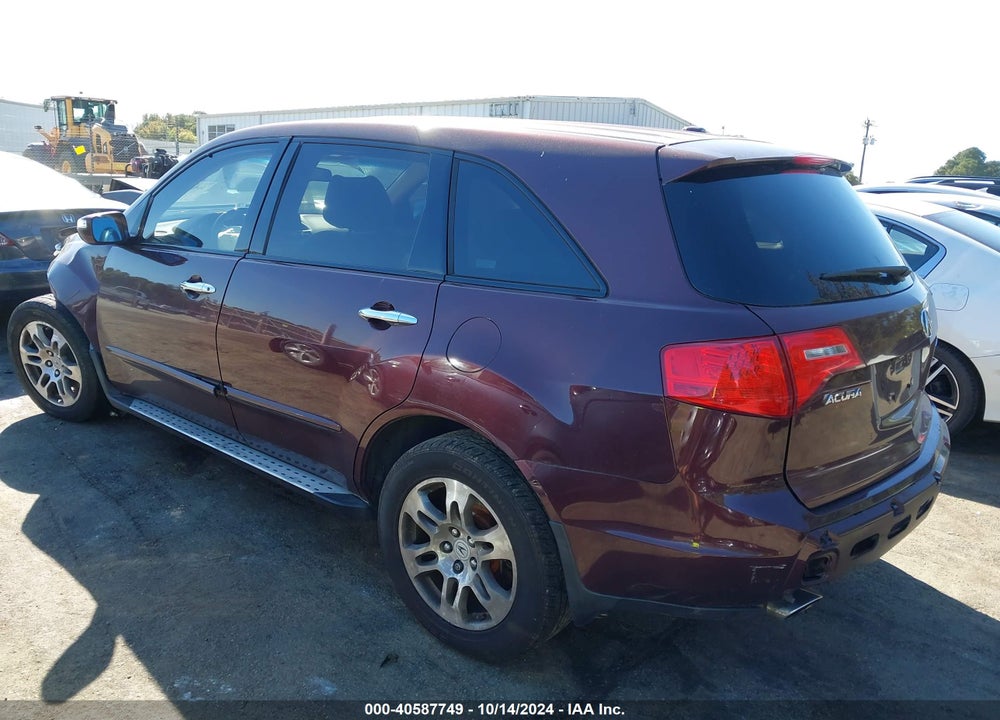 2008 ACURA MDX TECHNOLOGY PACKAGE VIN: 2HNYD28358H537403