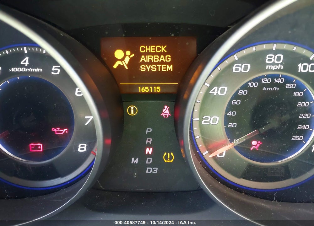 2008 ACURA MDX TECHNOLOGY PACKAGE VIN: 2HNYD28358H537403