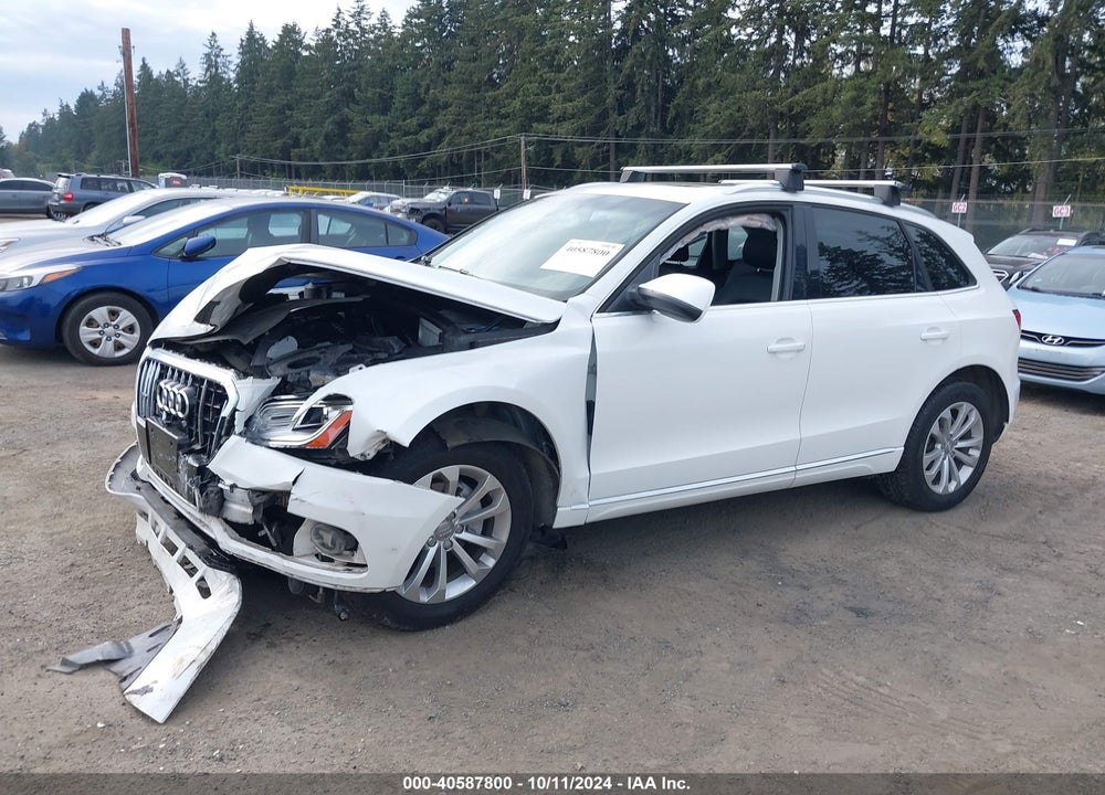 2014 AUDI Q5 2.0T PREMIUM VIN: WA1LFAFPXEA095524