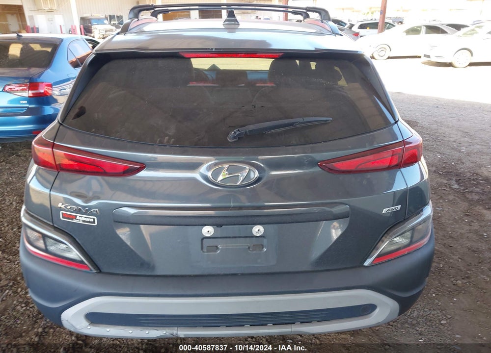 2022 HYUNDAI KONA SEL VIN: KM8K6CAB3NU807343