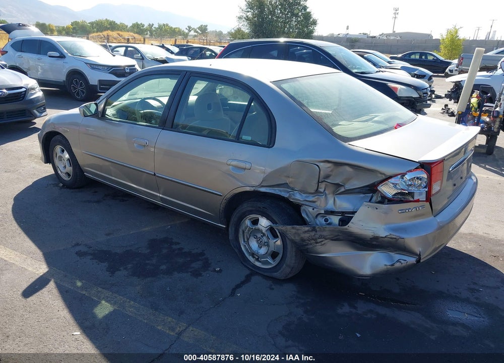2003 HONDA CIVIC HYBRID VIN: JHMES95603S025991