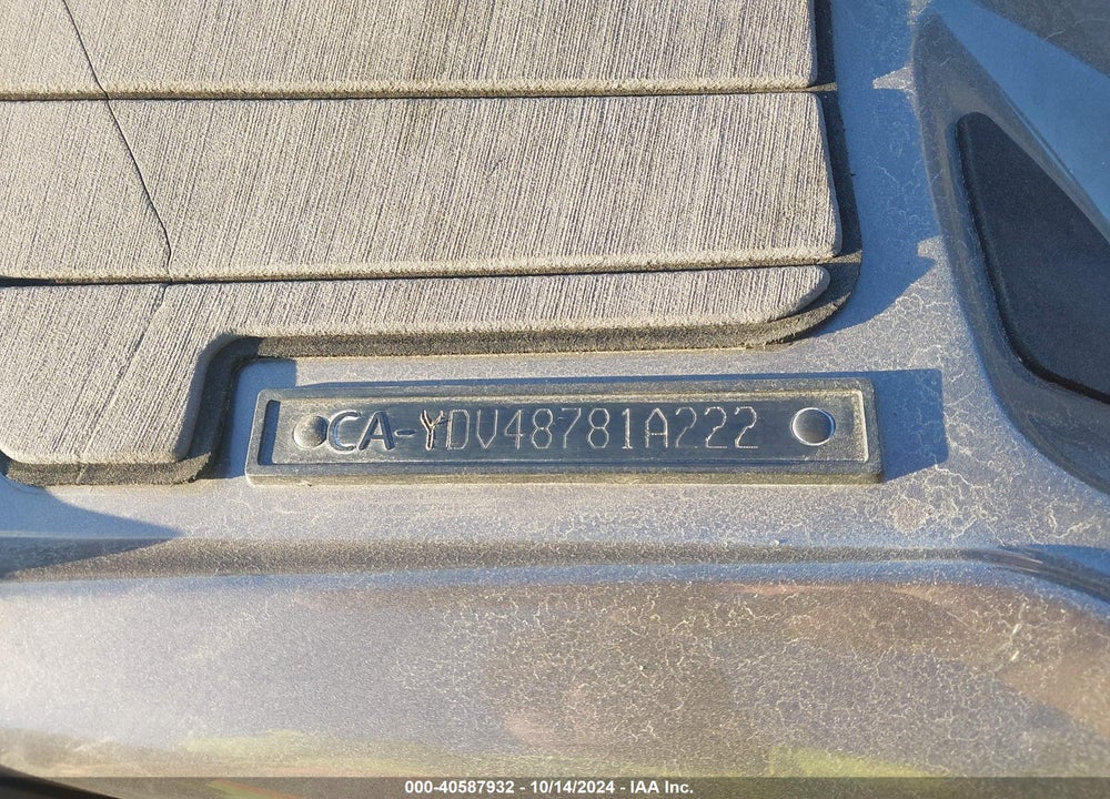 2022 SEA DOO RXT-300 VIN: YDV48781A222