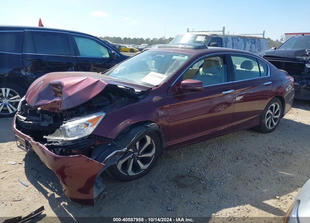 2017 HONDA ACCORD EX-L VIN: 1HGCR2F81HA182987