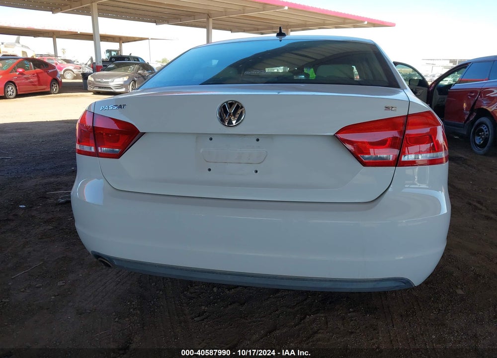 2013 VOLKSWAGEN PASSAT 2.5L SE VIN: 1VWBP7A32DC077864