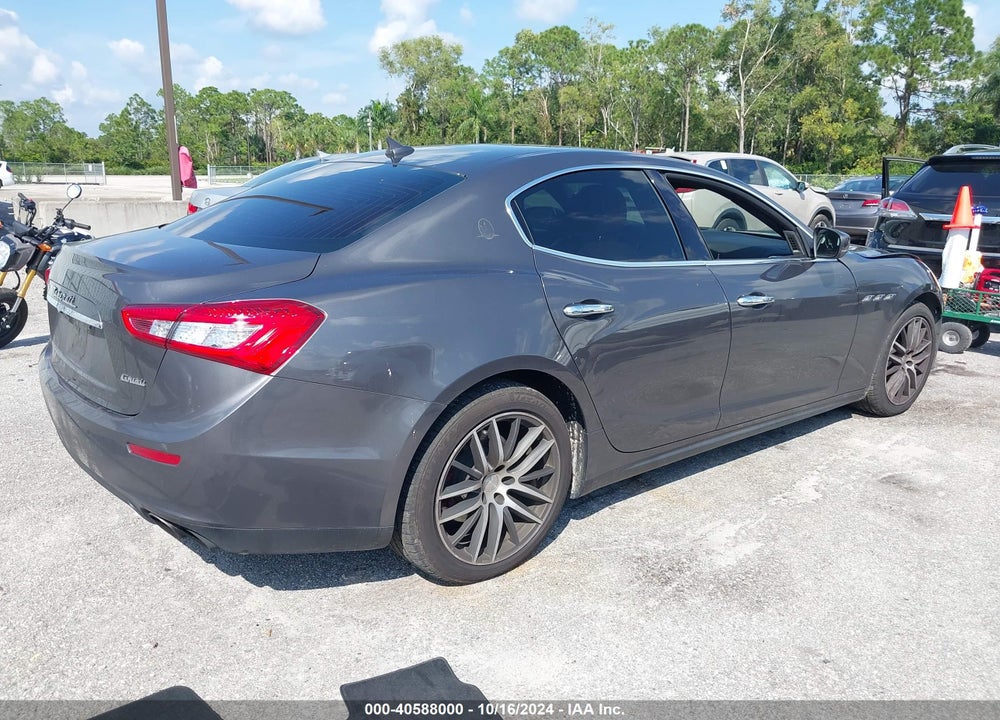2017 MASERATI GHIBLI VIN: ZAM57XSA8H1240950