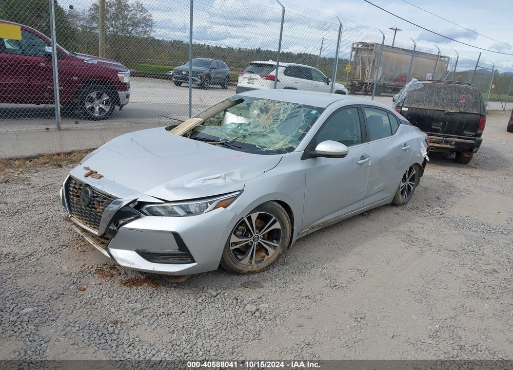 2020 NISSAN SENTRA SV XTRONIC CVT VIN: 3N1AB8CVXLY293083