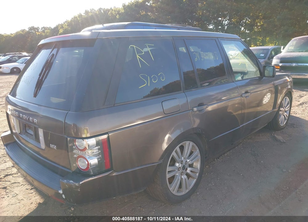 2010 LAND ROVER RANGE ROVER HSE VIN: SALMF1D48AA321887