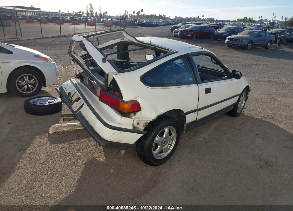 1990 HONDA CIVIC 1500 CRX SI VIN: JHMED9362LS000362