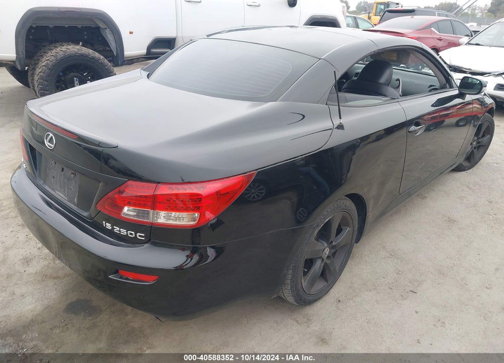 2010 LEXUS IS 250C VIN: JTHFF2C2XA2500995