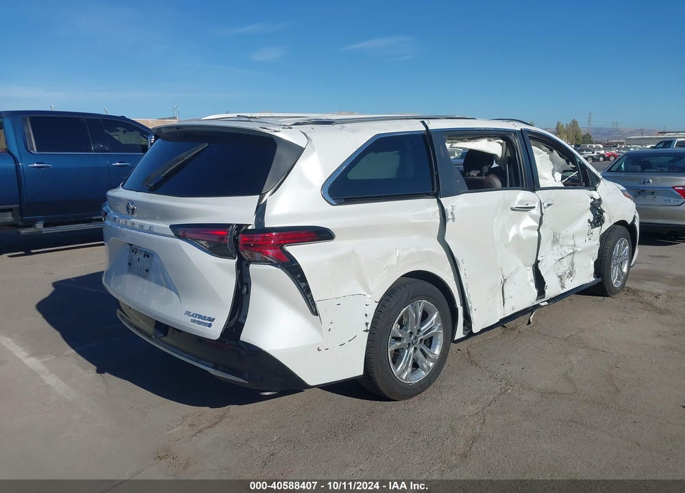 2022 TOYOTA SIENNA PLATINUM VIN: 5TDESKFC6NS053321