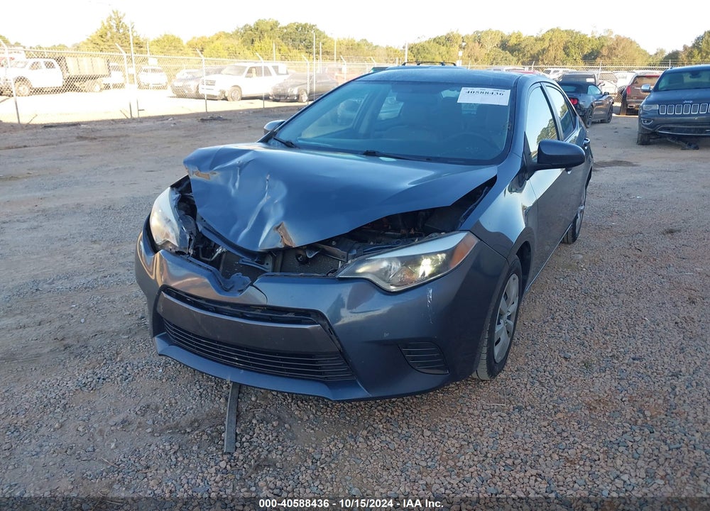 2016 TOYOTA COROLLA LE VIN: 2T1BURHE6GC686949