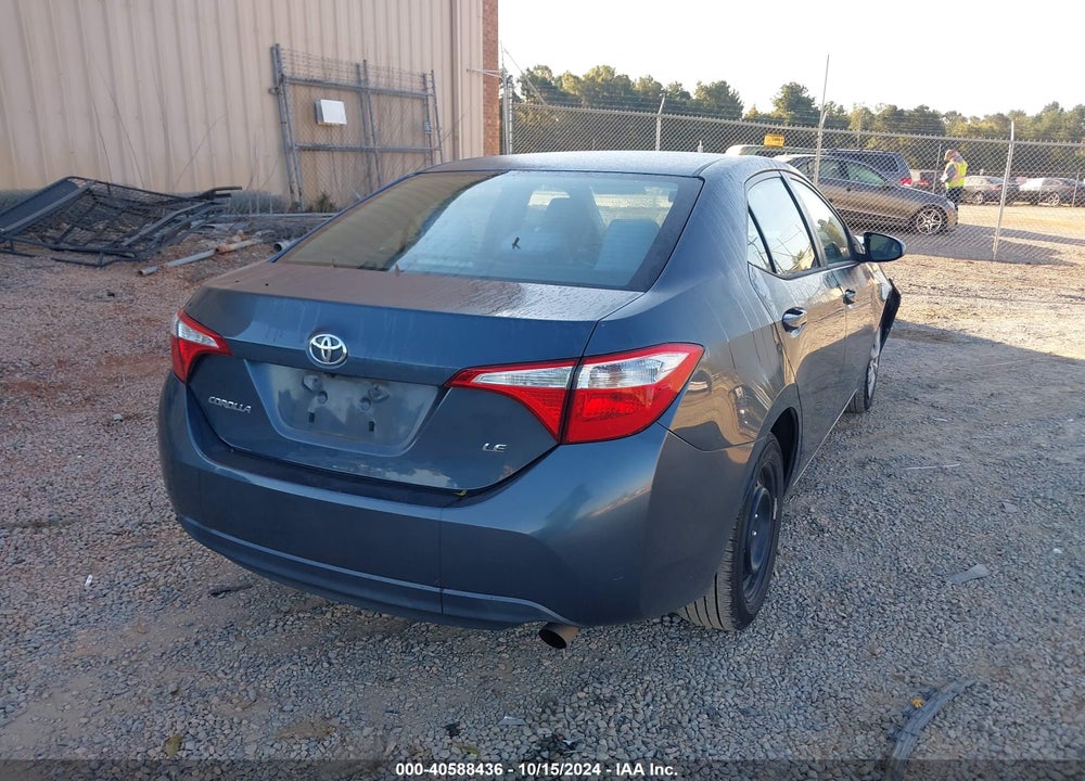 2016 TOYOTA COROLLA LE VIN: 2T1BURHE6GC686949