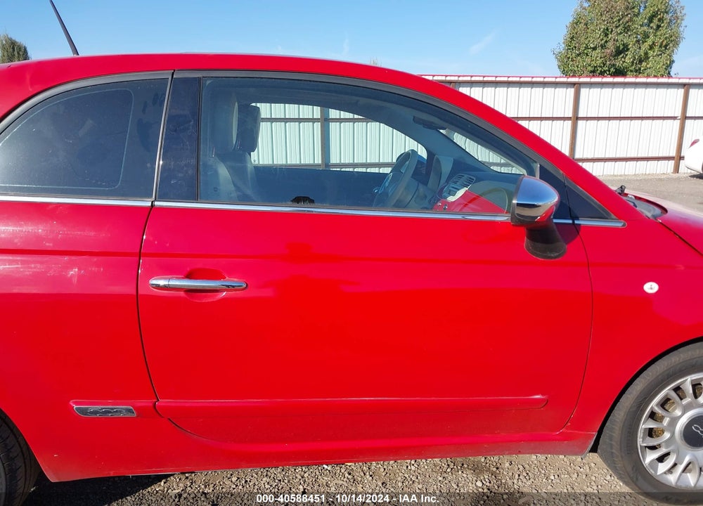 2012 FIAT 500 LOUNGE VIN: 3C3CFFCR9CT179904