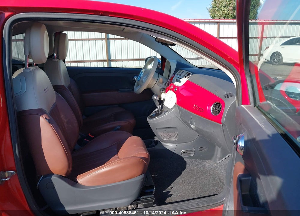 2012 FIAT 500 LOUNGE VIN: 3C3CFFCR9CT179904