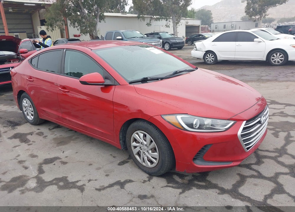 2017 HYUNDAI ELANTRA SE VIN: 5NPD74LF1HH150542