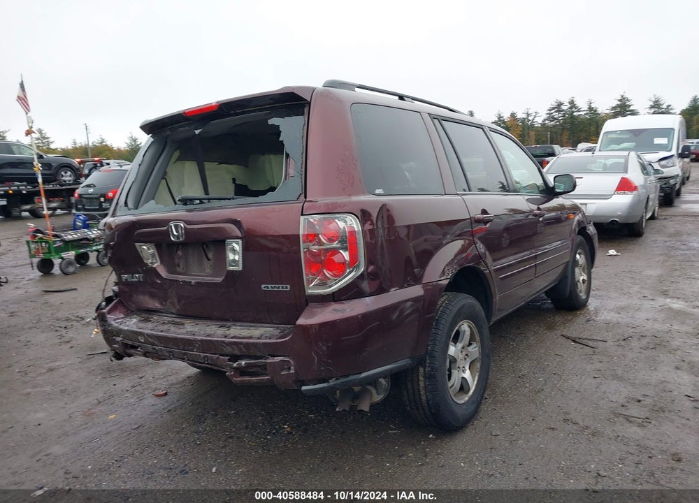 2008 HONDA PILOT EX-L VIN: 5FNYF18518B022383