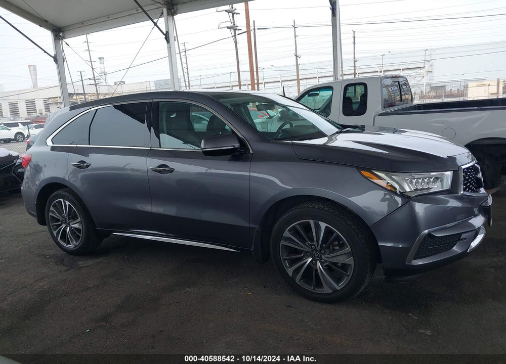 2019 ACURA MDX TECH PKG VIN: 5J8YD3H52KL012243