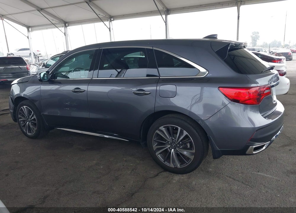 2019 ACURA MDX TECH PKG VIN: 5J8YD3H52KL012243