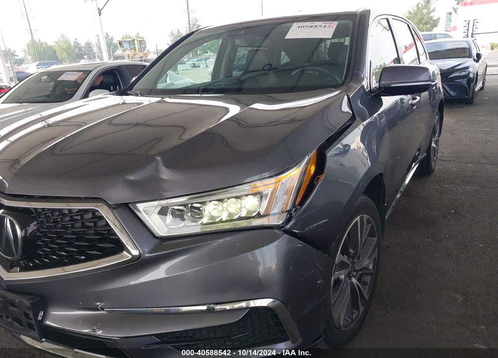 2019 ACURA MDX TECH PKG VIN: 5J8YD3H52KL012243