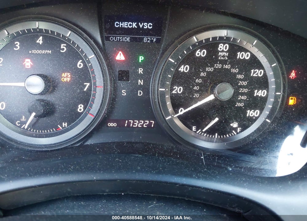 2007 LEXUS ES 350 VIN: JTHBJ46G672013897