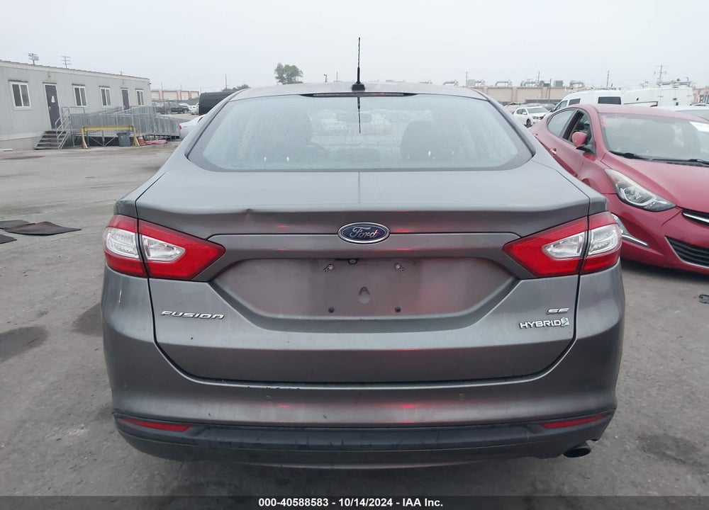 2014 FORD FUSION HYBRID SE VIN: 3FA6P0LU3ER343838