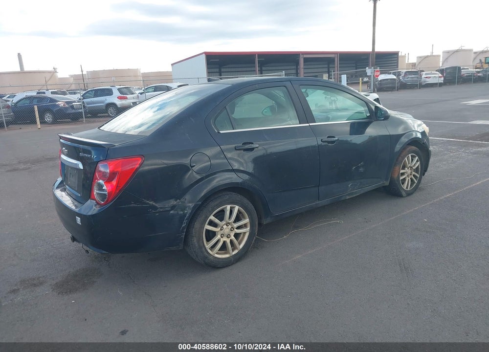 2014 CHEVROLET SONIC VIN: 1G1JD5SH5E4224012