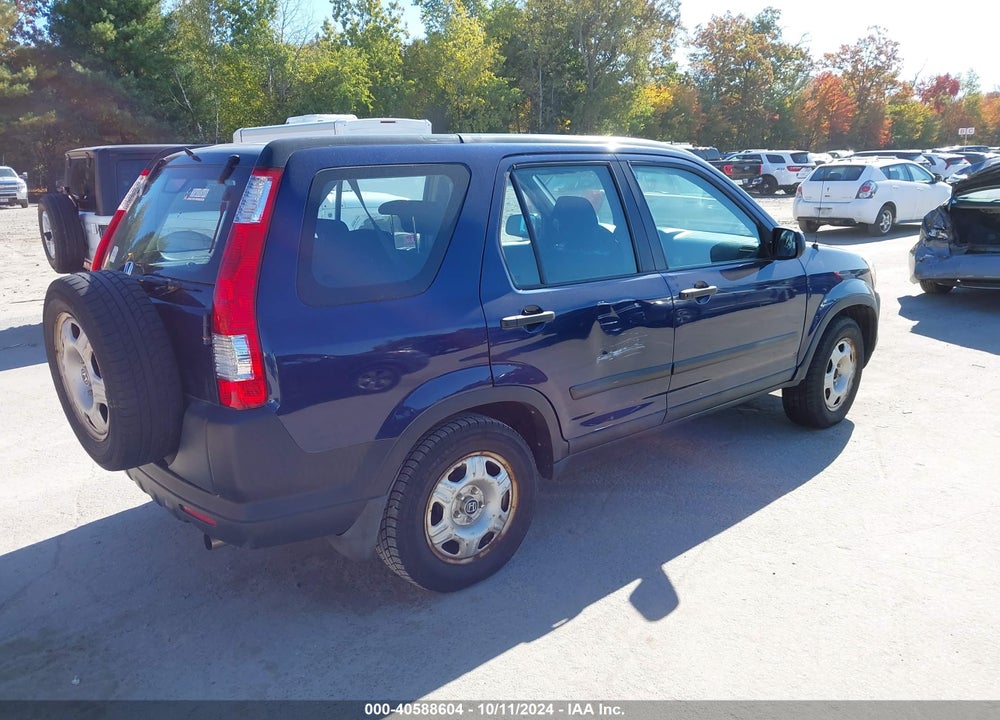 2005 HONDA CR-V LX VIN: SHSRD78555U321618