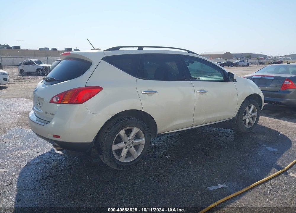 2010 NISSAN MURANO SL VIN: JN8AZ1MW0AW117899