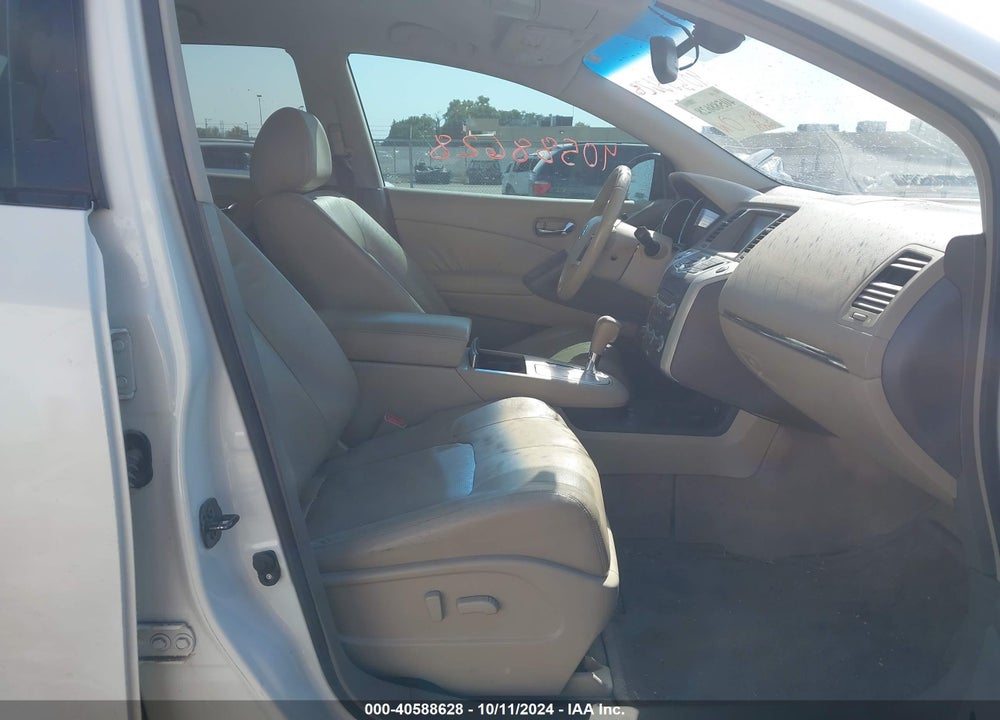 2010 NISSAN MURANO SL VIN: JN8AZ1MW0AW117899