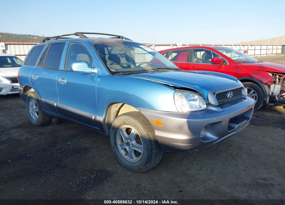 2004 HYUNDAI SANTA FE GLS VIN: KM8SC73D24U640955