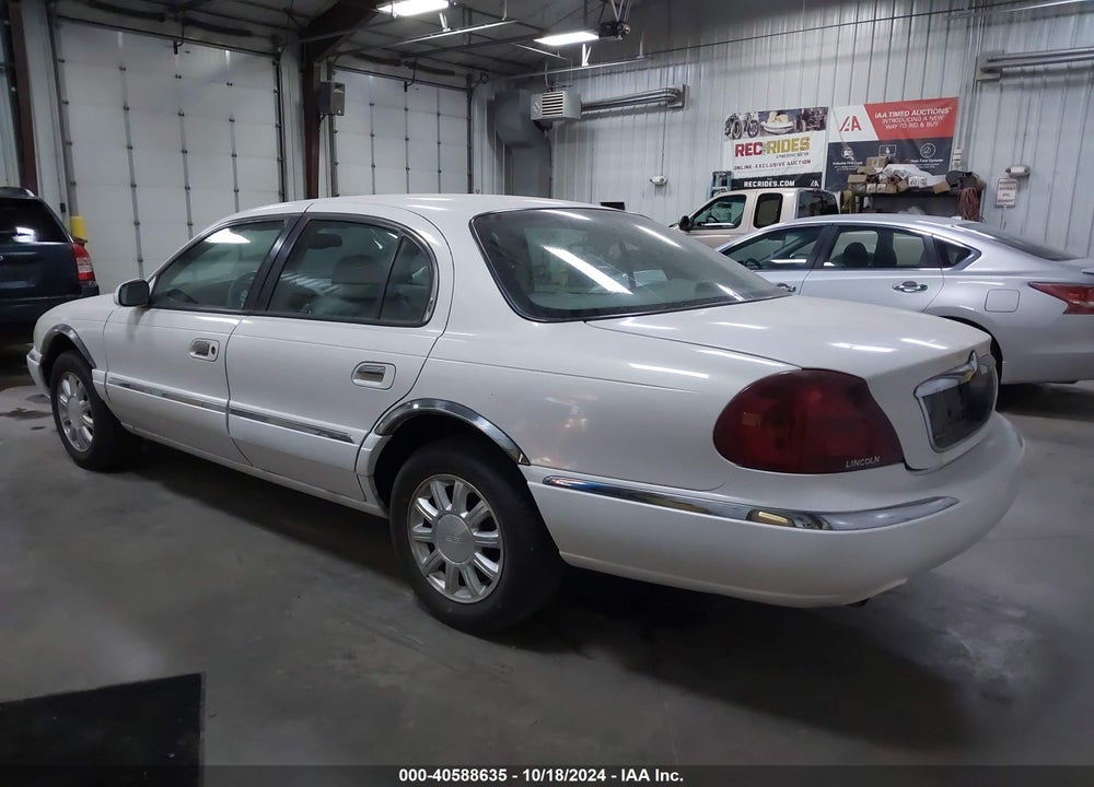 2001 LINCOLN CONTINENTAL VIN: 1LNHM97V91Y654314