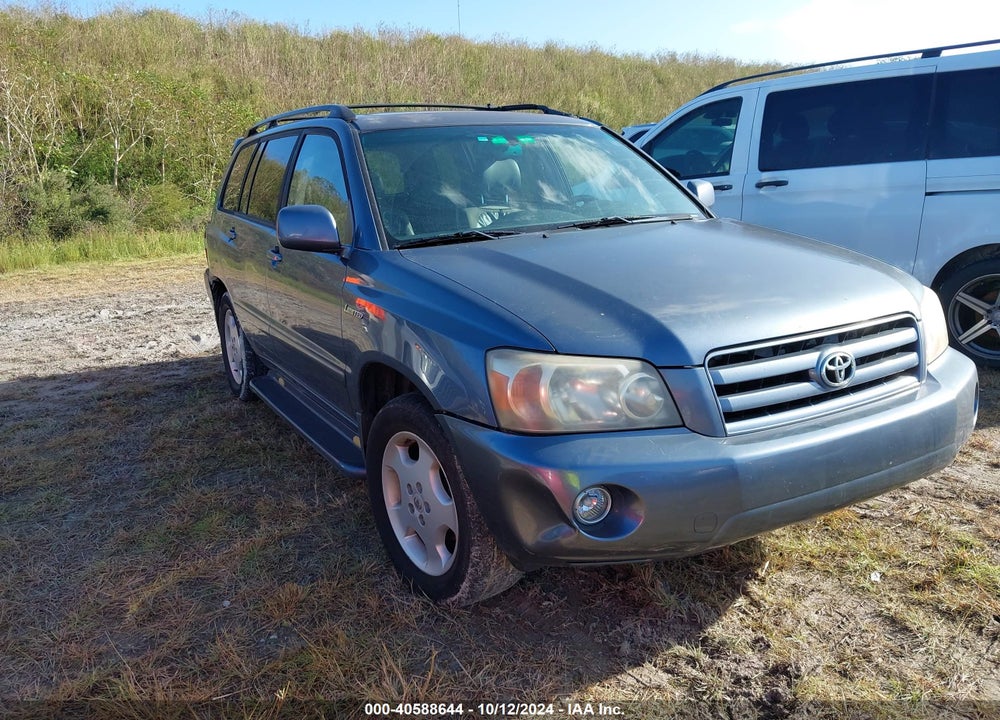 2005 TOYOTA HIGHLANDER LIMITED V6 VIN: JTEDP21A250057948