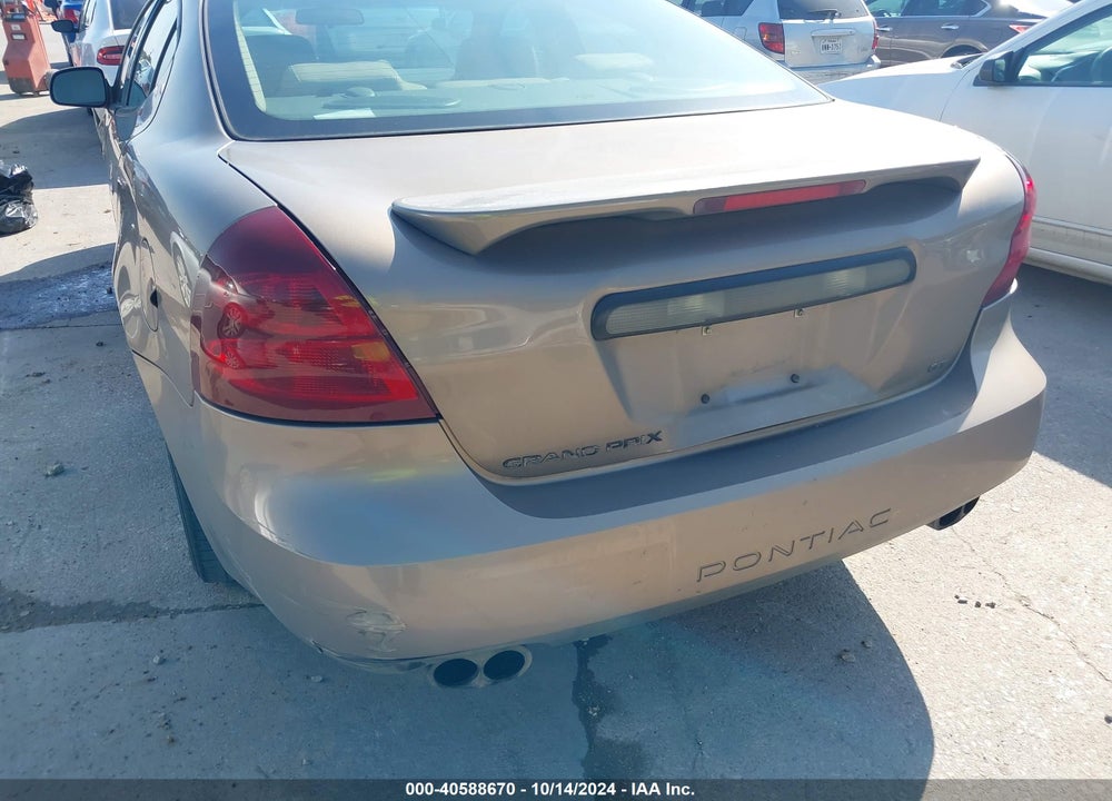 2007 PONTIAC GRAND PRIX GT VIN: 2G2WR554971232172