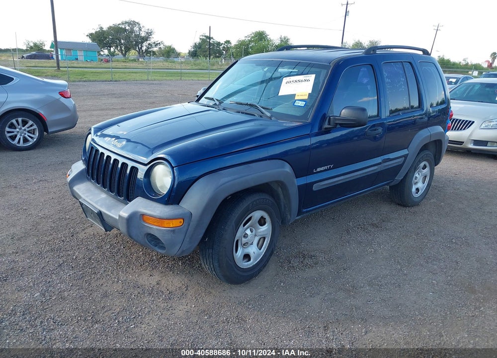2004 JEEP LIBERTY SPORT VIN: 1J4GK48K54W228370