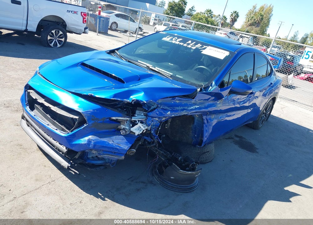 2022 SUBARU WRX LIMITED VIN: JF1VBAN62N8005363