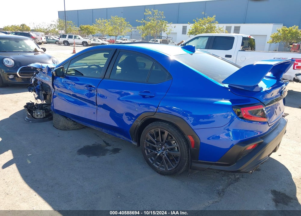 2022 SUBARU WRX LIMITED VIN: JF1VBAN62N8005363