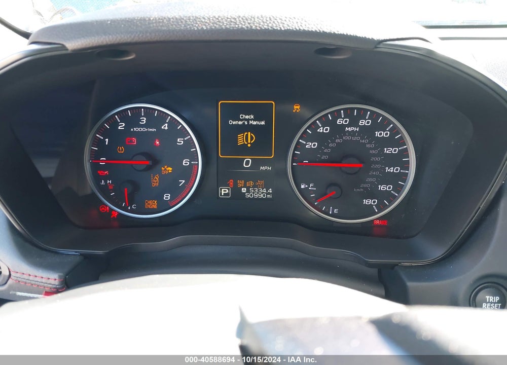 2022 SUBARU WRX LIMITED VIN: JF1VBAN62N8005363