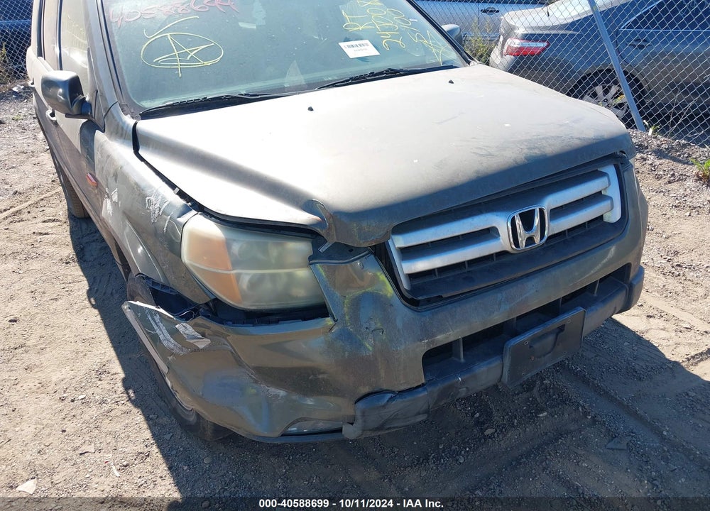 2006 HONDA PILOT EX-L VIN: 2HKYF18566H504202