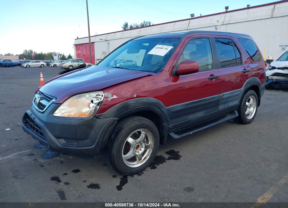 2002 HONDA CR-V EX VIN: JHLRD78892C064430
