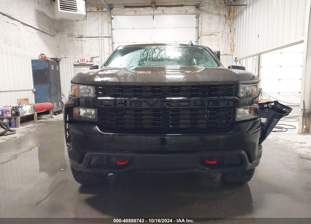 2021 CHEVROLET SILVERADO 1500 4WD SHORT BED CUSTOM TRAIL BOSS VIN: 3GCPYCEF3MG324003