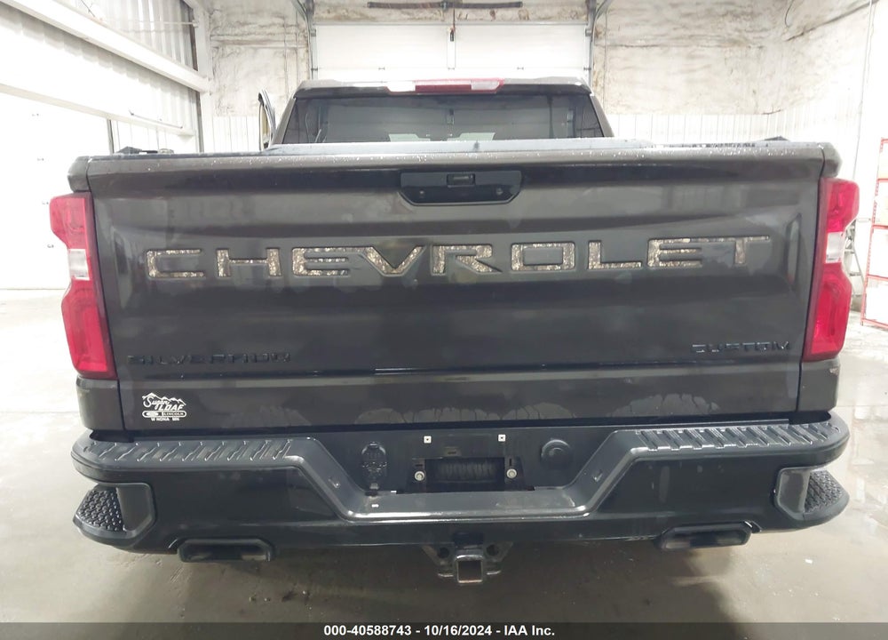 2021 CHEVROLET SILVERADO 1500 4WD SHORT BED CUSTOM TRAIL BOSS VIN: 3GCPYCEF3MG324003