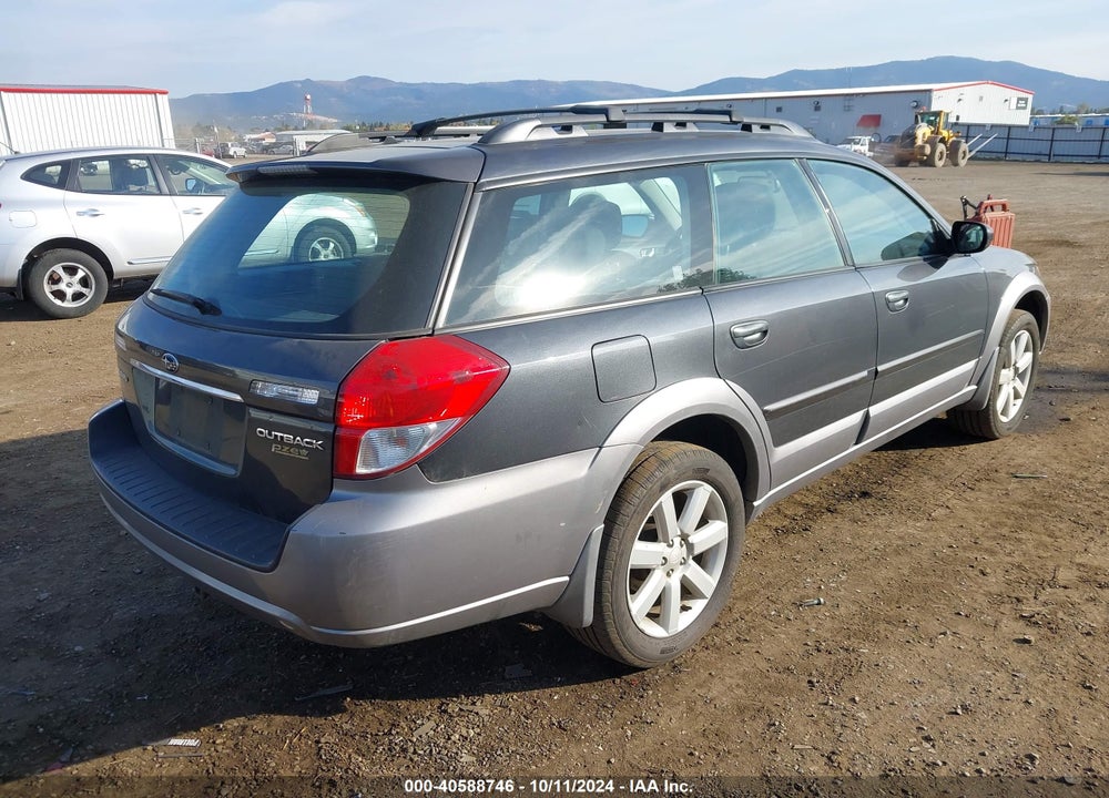 2009 SUBARU OUTBACK 2.5I VIN: 4S4BP61C796326271