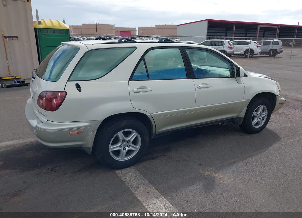 1999 LEXUS RX 300 VIN: JT6GF10U7X0023346