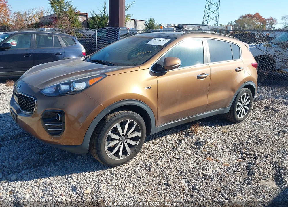 2017 KIA SPORTAGE EX VIN: KNDPNCAC5H7180301