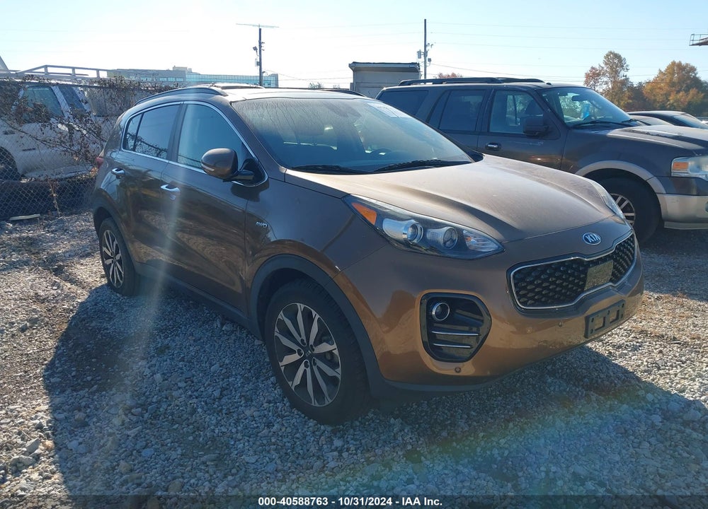 2017 KIA SPORTAGE EX VIN: KNDPNCAC5H7180301